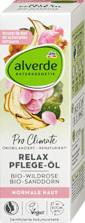 Relax Pflege-Öl Wildrose, Sanddorn alverde NATURKOSMETIK