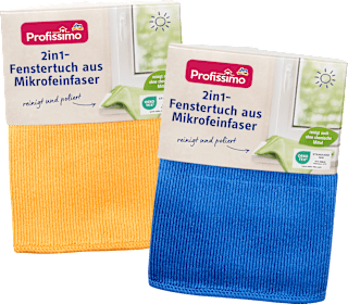 Fenstertuch aus Mikrofeinfaser 2in1 sortiert Profissimo