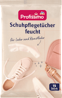 Schuhpflegetücher feucht Profissimo