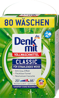 Detergent pudră pentru rufe albe 80 spălări Denkmit
