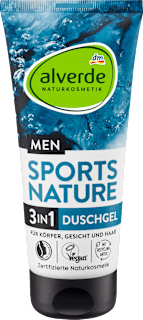 Душ гел 3 в 1 Sports Nature alverde NATURKOSMETIK MEN
