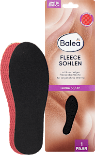Einlegesohlen Fleece Gr. 38/39 Balea