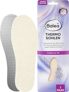 Einlegesohlen Thermo Gr. 44/45 Balea