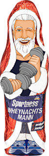 Proteínový Mikuláš mliečna čokoláda Sportness