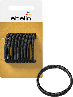 Haargummis schwarz ebelin