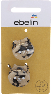 Haarklammer-Set Katze ebelin