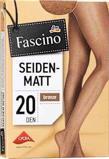Strumpfhose seidenmatt bronze Gr. 42/44, 20 DEN Fascino