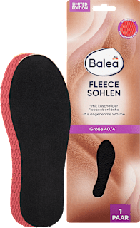 Einlegesohlen Fleece Gr. 40/41 Balea