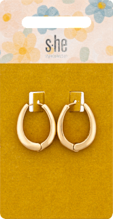 Creolen Ohrstecker gold (1 Paar) SHE