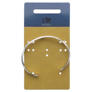 Armreif silber wellig s-he stylecollection