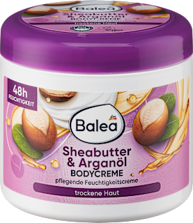 Bodycreme Sheabutter & Arganöl Balea
