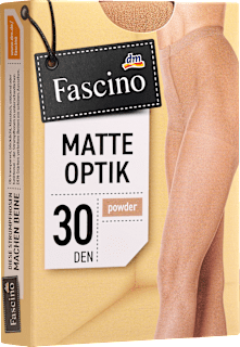 punčochové kalhoty, 30 DEN, matné pudrové, vel. 38-40 Fascino