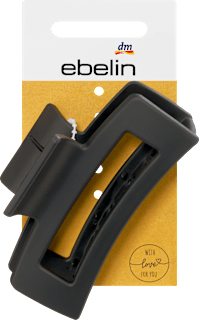 Haarklammer cutout schwarz ebelin