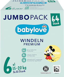JUMBOPACK PREMIUM pelene XL, veličina (15-20kg) babylove