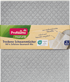 nature Trockene Schwammtücher Profissimo