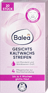Kaltwachsstreifen Gesicht Balea