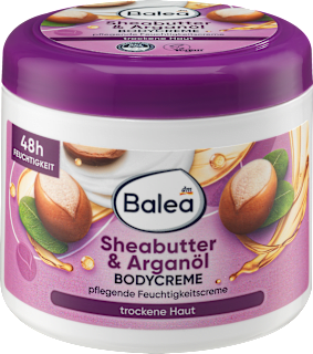 Cremă de corp unt de shea & ulei de argan Balea