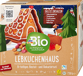 Set za izdelavo bio hiške iz veganskih medenjakov dmBio