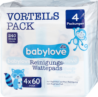 Dischetti di cotone per bambini, confezione risparmio assort. babylove