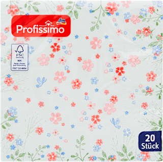 Салфетки Цветна поляна, (25x25cm) Profissimo