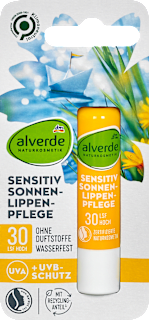 balzám na rty Sensitiv SPF30 alverde NATURKOSMETIK