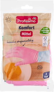 Домакински ръкавици, многоцветни (2 чифта) Profissimo