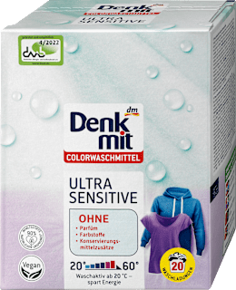 Deterdžent za pranje šarenog veša - Ultra Sensitive Denkmit