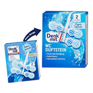 Multi-Aktiv osvježivač za WC školjku – Ocean Splash, 2 x 48 g Denkmit