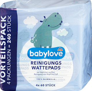 Reinigungs Wattepads (4x60 St) babylove