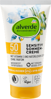 Cremă solară sensibilă SPF 50 alverde NATURKOSMETIK