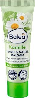 Kéz- és körömápoló krém kamillakivonattal, érzékeny bőrre Balea