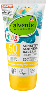 Kids sensitiv balzam za sunčanje, SPF 50 alverde NATURKOSMETIK