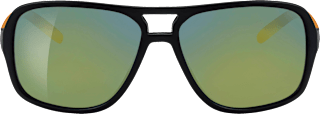 Sonnenbrille Junior schwarz mit orangen Bügeln SUNDANCE