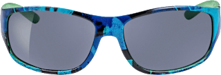 Sonnenbrille Junior blau-grün mit Muster SUNDANCE