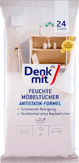 Feuchte Reinigungstücher für Möbel Denkmit