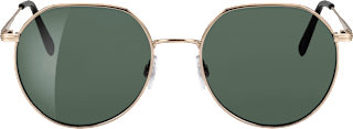 Sonnenbrille gold mit Metallrahmen  SUNDANCE