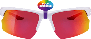 Sonnenbrille weiß-rot SUNDANCE