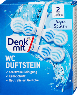 WC blok Aqua Splash 2x48 g Denkmit