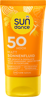 fluid na opalování matující OF50 SUNDANCE