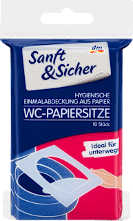 Хартиена седалка за тоалетна чиния Sanft&Sicher
