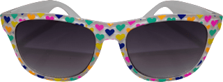 Sonnenbrille Kinder bunte Herzen SUNDANCE