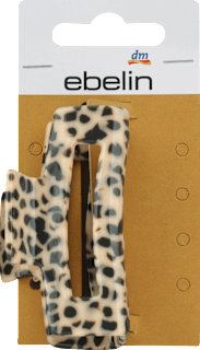 Štipec do vlasov stredný akrylový - leopard ebelin