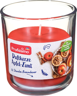 Dišeča sveča v kozarcu z vonjem jabolka in cimeta Profissimo