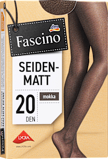 Strumpfhose seidenmatt mokka Gr. 42/44, 20 DEN Fascino
