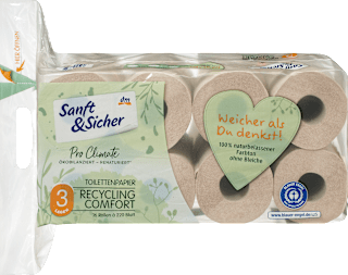 toaletní papír recyklovaný Pro Climate 16x220 Sanft&Sicher