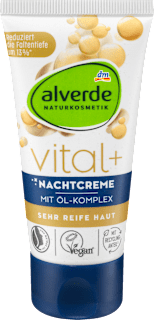 Crema notte Vital+ con complesso di oli alverde