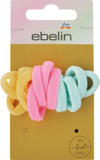 Gumice za kosu – žuta, roza i plava ebelin