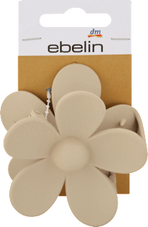 Kopča za kosu u obliku cvijeta – bež ebelin