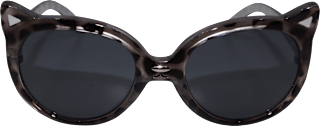 Sonnenbrille Junior silber mit Katzenohren SUNDANCE