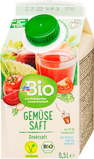 Bio mešanica zelenjavnega soka s paradižnikovim sokom dmBio